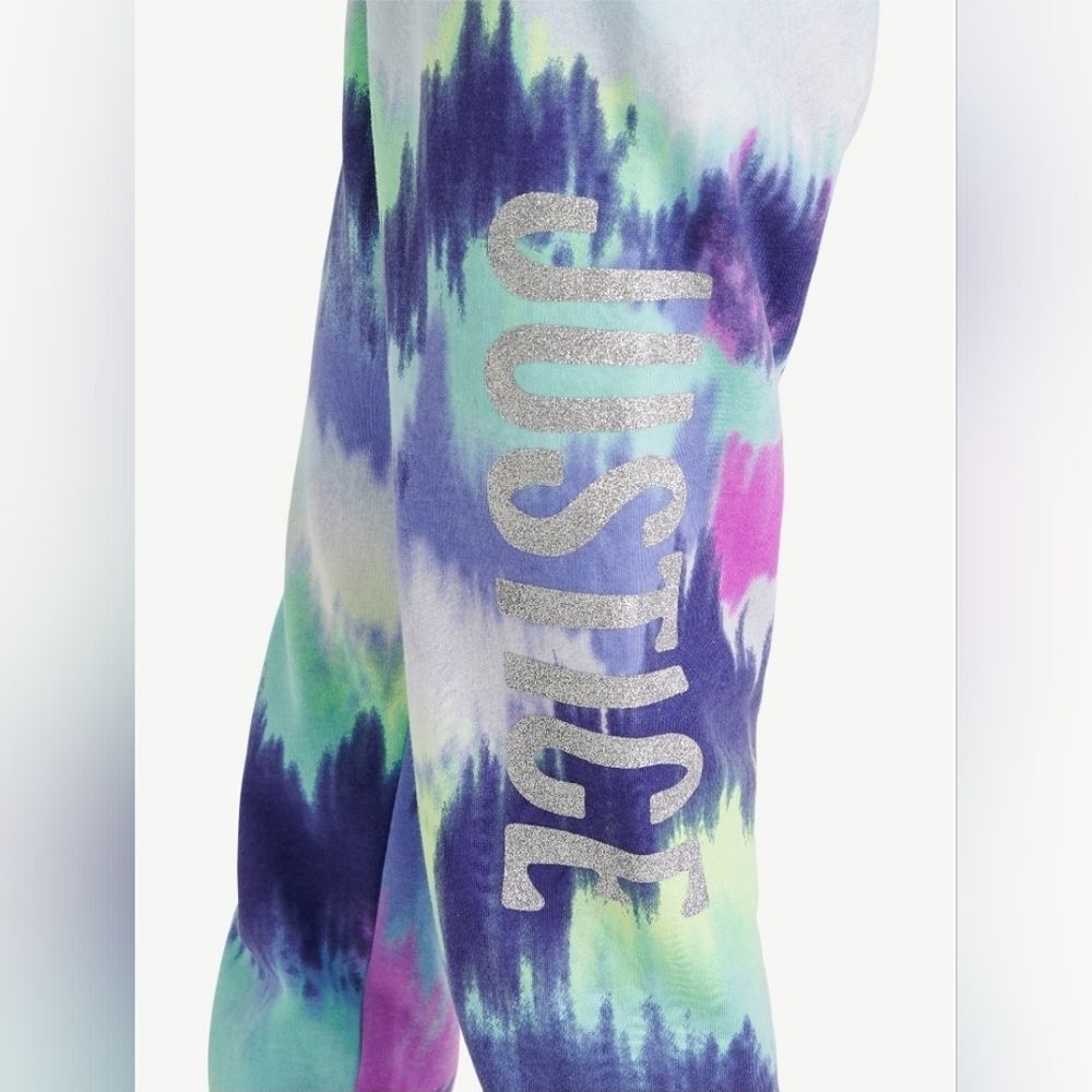 Justice Purple and Blue Tie-Dye Pants - Picture 2 of 7